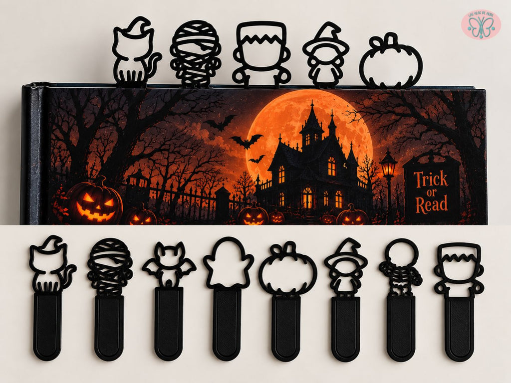 🎃 Mini marcapáginas Halloween