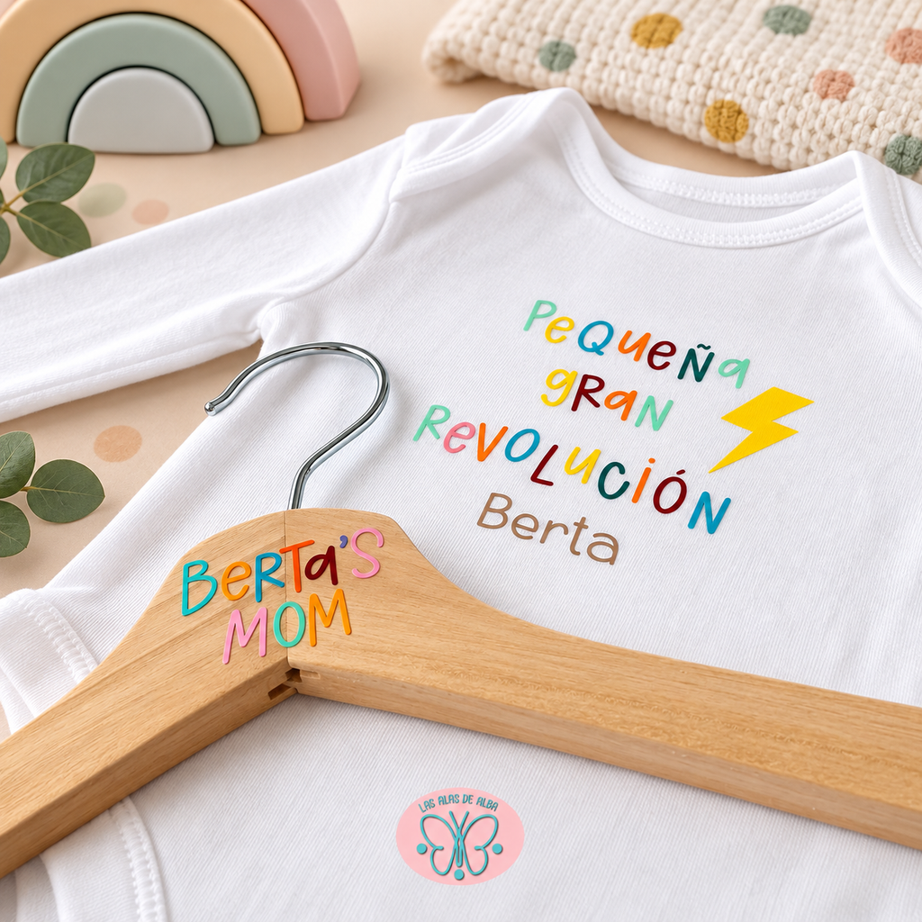 Pack Body Bebé + Percha Mamá