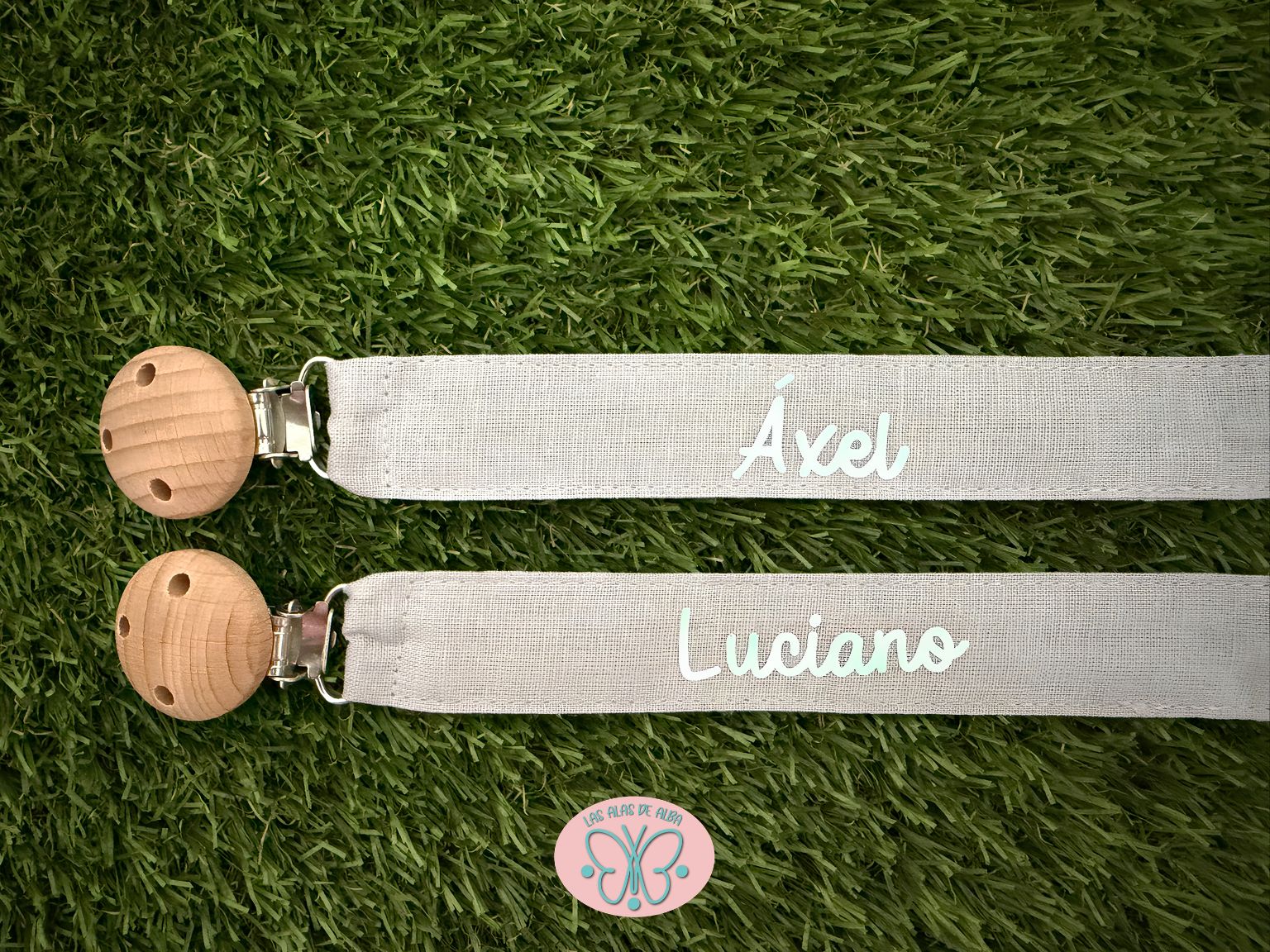 🍼 Chupeteros personalizados con nombre