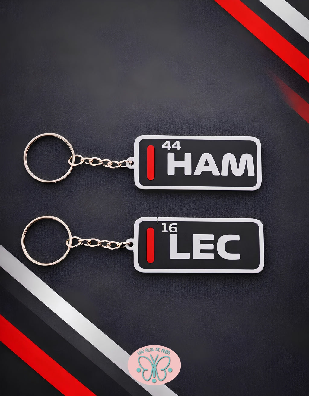 🏎️ Llaveros Fórmula 1 — Colección Pilotos