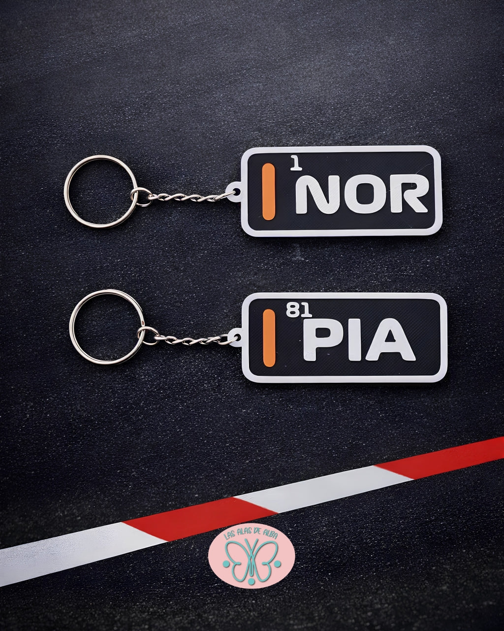 🏎️ Llaveros Fórmula 1 — Colección Pilotos