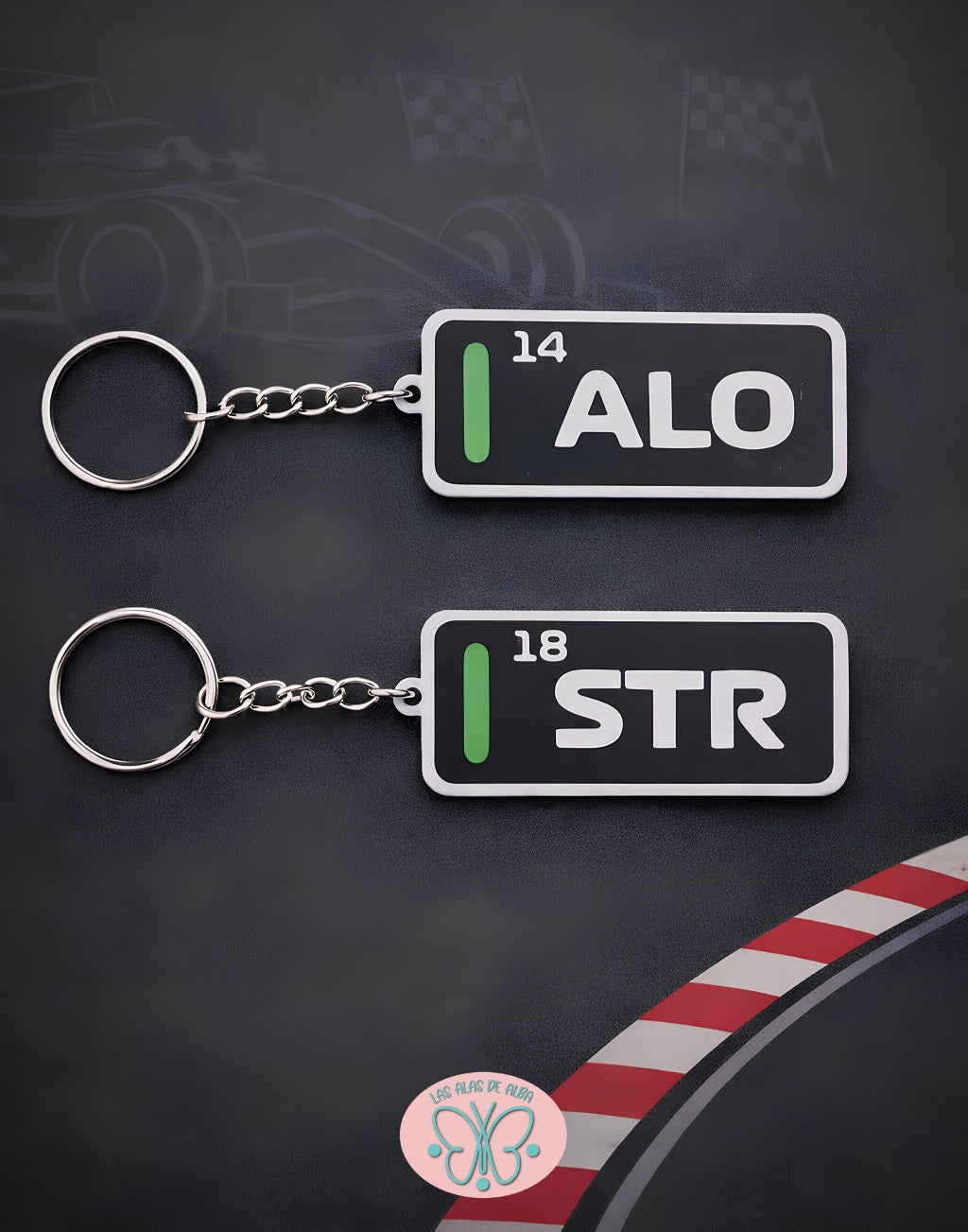 🏎️ Llaveros Fórmula 1 — Colección Pilotos