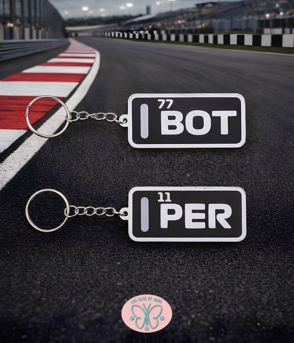🏎️ Llaveros Fórmula 1 — Colección Pilotos