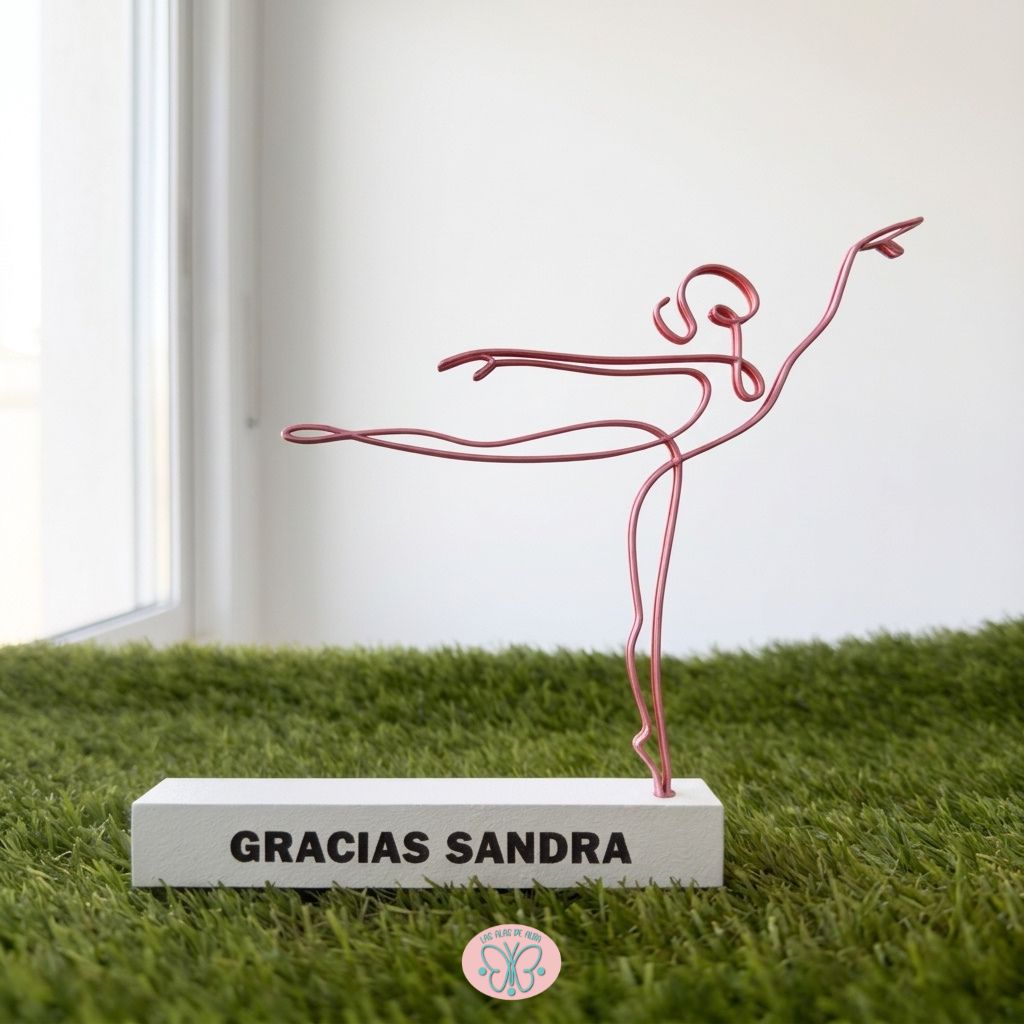 Escultura minimalista bailarina 🩰