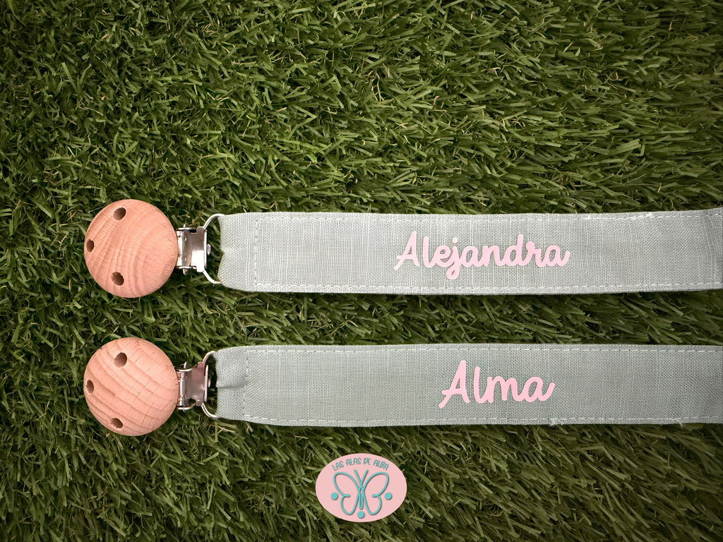 🍼 Chupeteros personalizados con nombre
