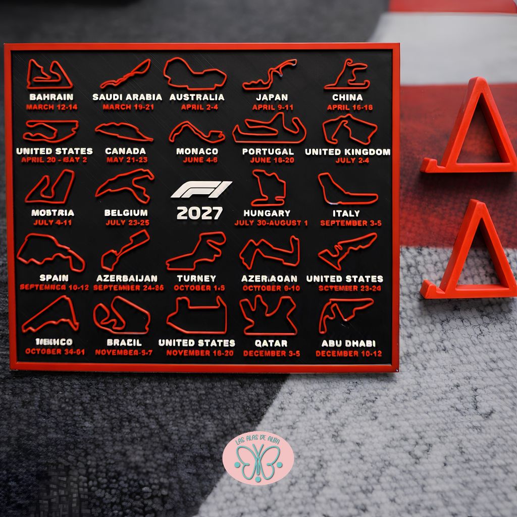 Calendario F1 2027 🏎️