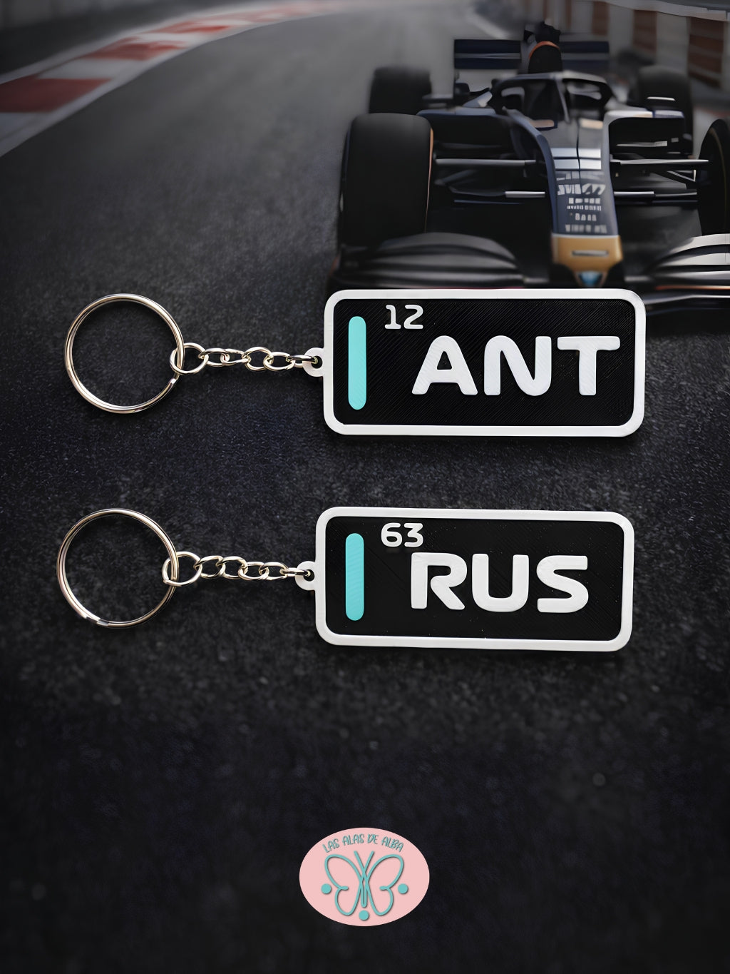 🏎️ Llaveros Fórmula 1 — Colección Pilotos