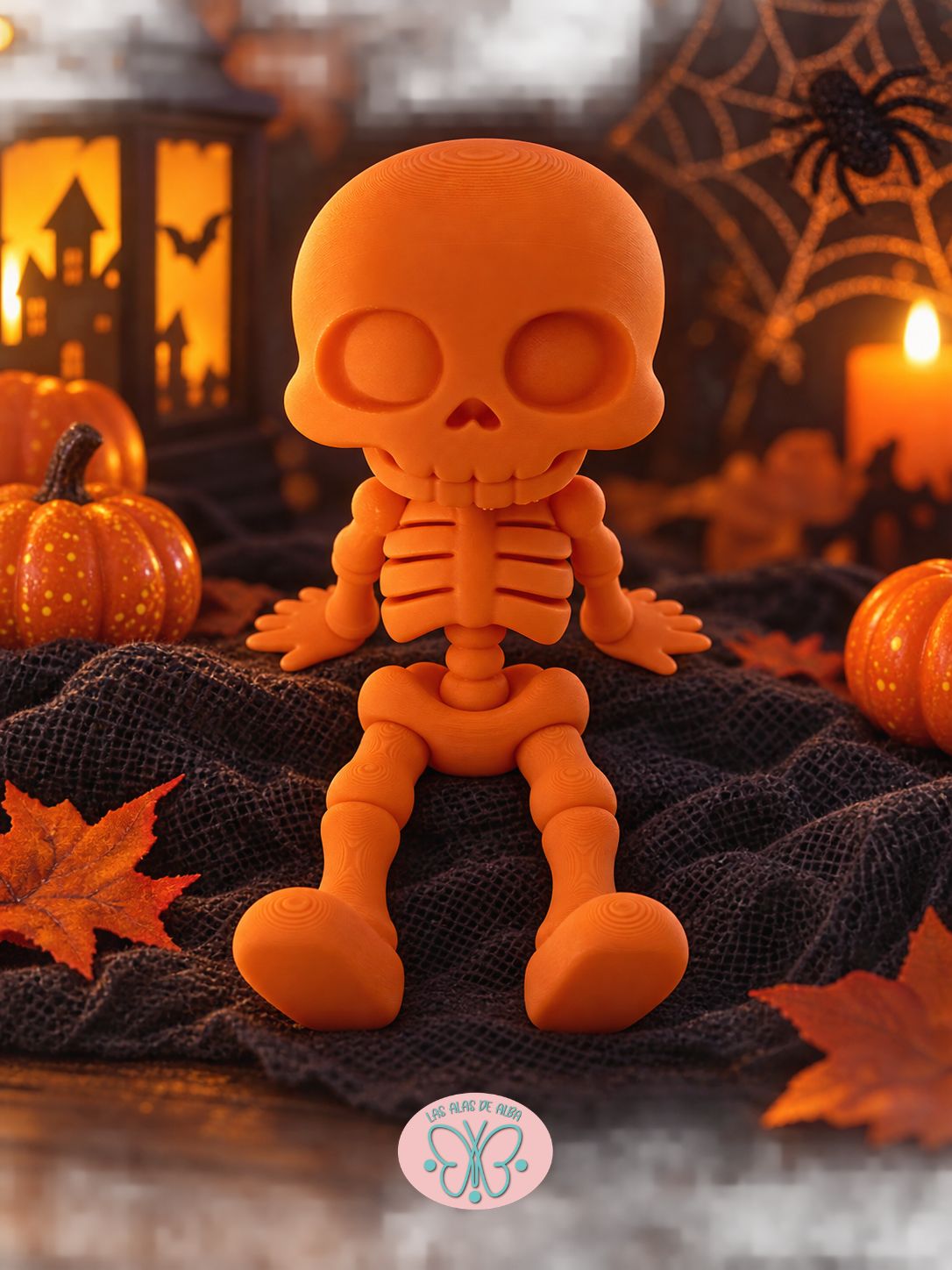 💀 Soporte para móvil Calavera Halloween 📲