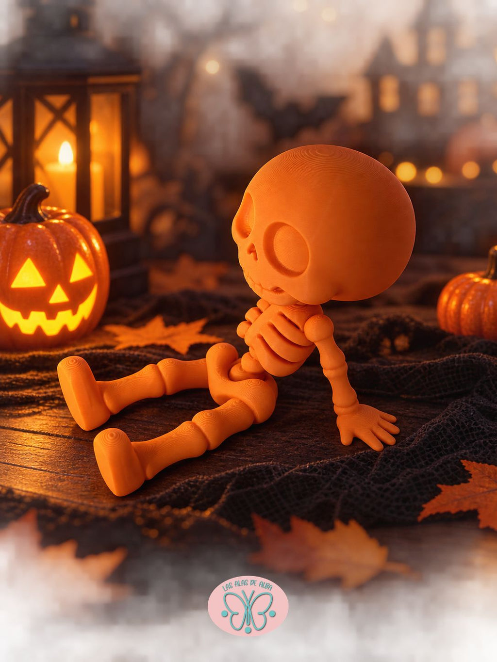 💀 Soporte para móvil Calavera Halloween 📲