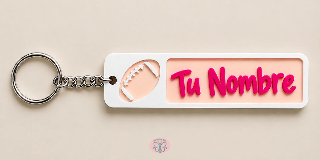 Llavero personalizado MAMA BOWL 🏈💗