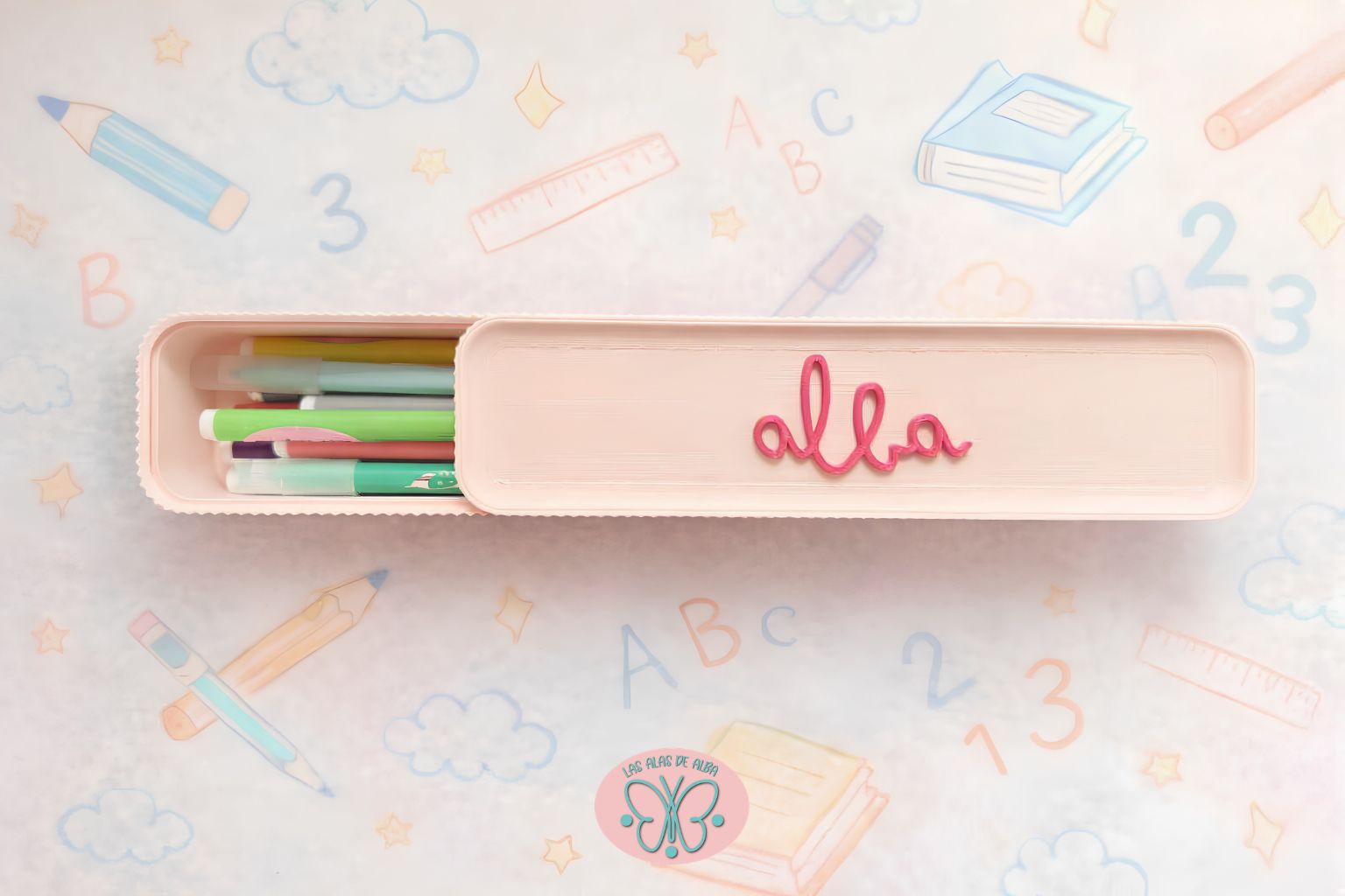 ✏️ Estuche personalizado con nombre 📒